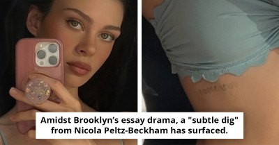 People are convinced Nicola Peltz just sent pointed message to Beckham family with new tattoo