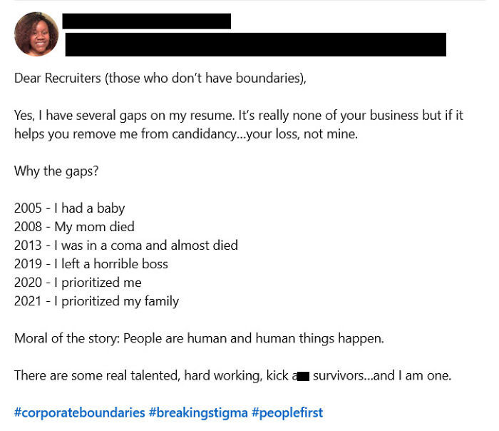 6. Some employers forget that their workers are human.