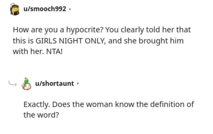 Yep, the expectations and wants were clear, and all she had to do was abide.