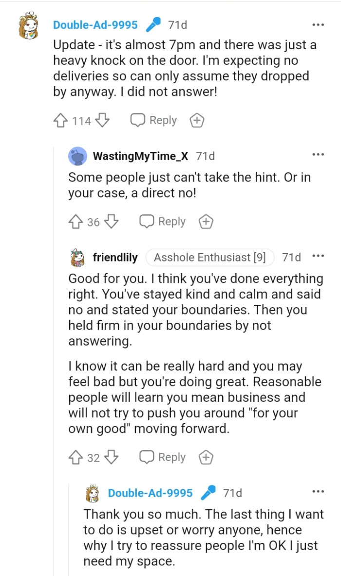 The OP had this update to give the community