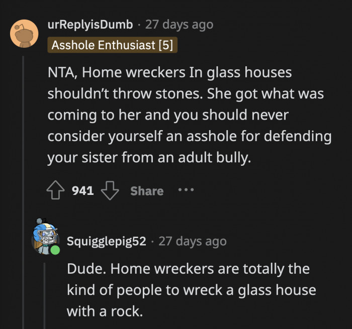 You can argue that it is in their nature to wreck things