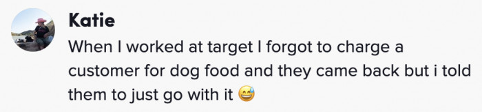 9. She made a dog and a dog owner happy that day, at least.
