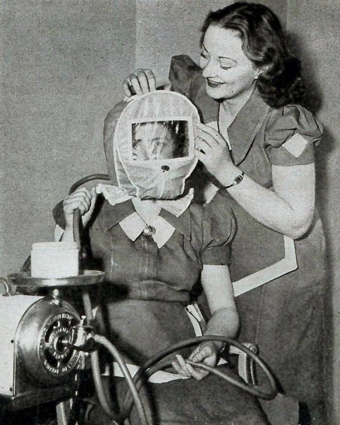 Special Mask That Guaranteed A Rosy Complexion Reducing The Air Pressure And Allegedly Substituted For A Walk In The Mountains, 1940