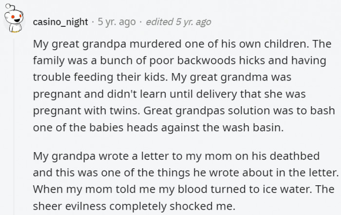 6. The sheer evilness and cold-bloodedness of the act just gives us the creeps