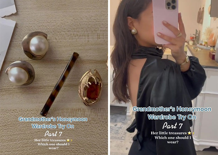 Maddy says that it does make her feel closer to her grandmother as she saved some of the items for special occasions.