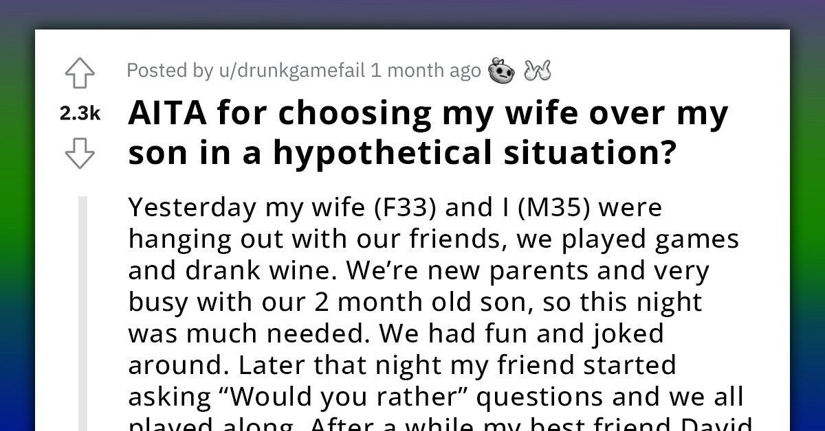 Wife Tears Up After Husband States That He Would Choose Her Over Their Baby In A Hypothetical Life-Or-Death Situation
