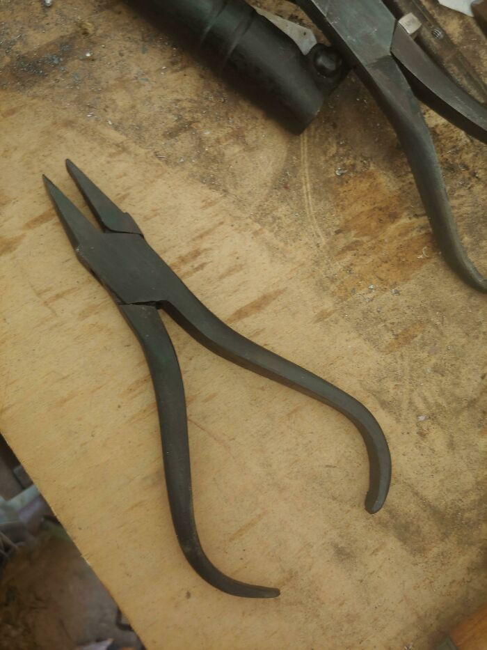 "A Pair Of Boxjoint Pliers I Made In A Class Last Year"