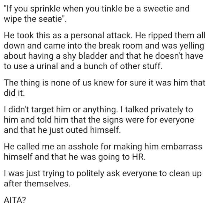 The thing is, none of them knew for sure if it was him that did it