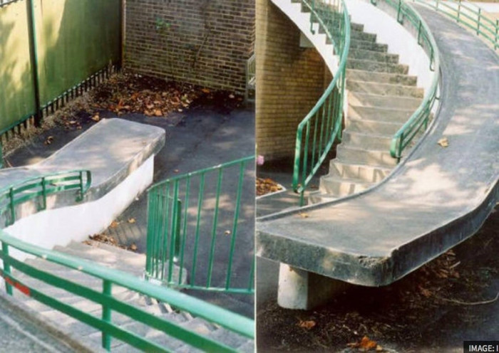 11. This individual created the most useless ramp imaginable: