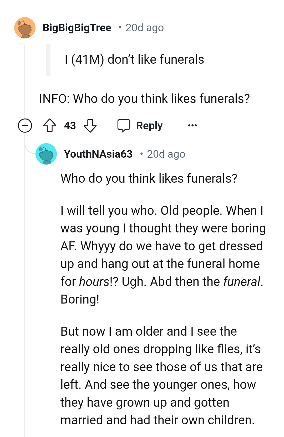 And the comments roll in...