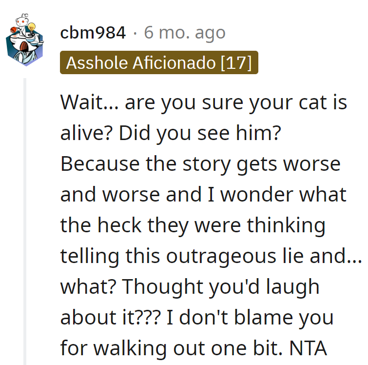 Walking out was totally justified!