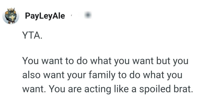 The OP is acting like a spoiled brat