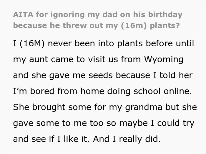 The plants came from his aunt that came all the way from Wyoming, and he tried his hand at planting and taking care of them. He seemingly fell in love with planting, and found himself with a new hobby to keep himself occupied while undergoing online class.