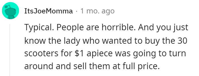 People can be horrible