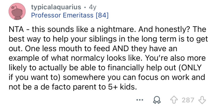 “This sounds like a nightmare.”