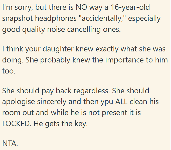 She Must Apologize and Repay.