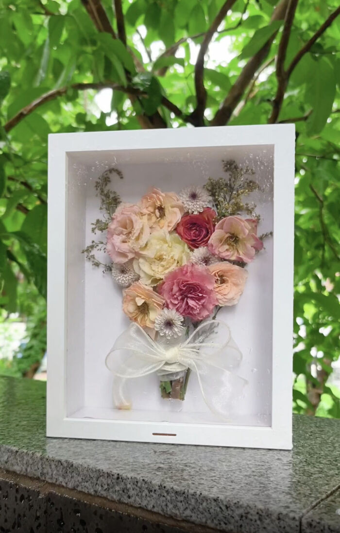 "Dried Flowers In The Shadow Box"