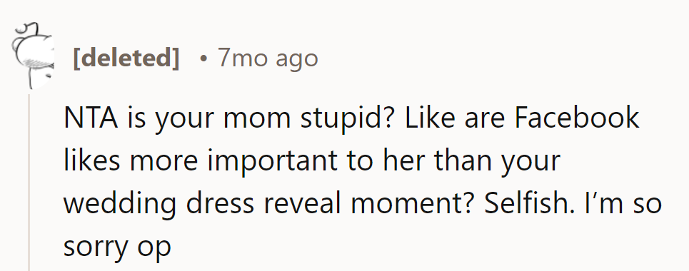 It's not a like-worthy reveal if it spoils the surprise!