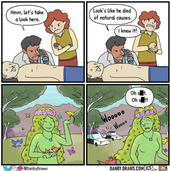 19. Nature Committed a Crime.