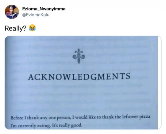 4. Really good pizza.