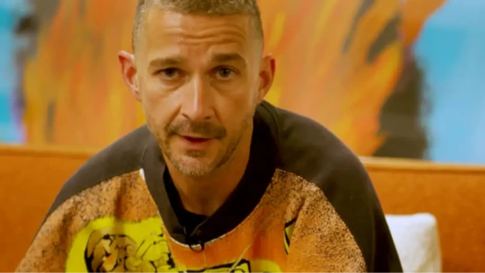 Shia LaBeouf at an event, amid controversy over recent arrests and comments