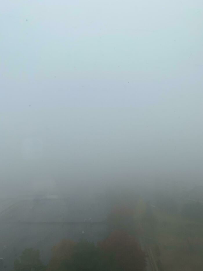 20. The View From My Apartment When The Air Quality Is Almost 300