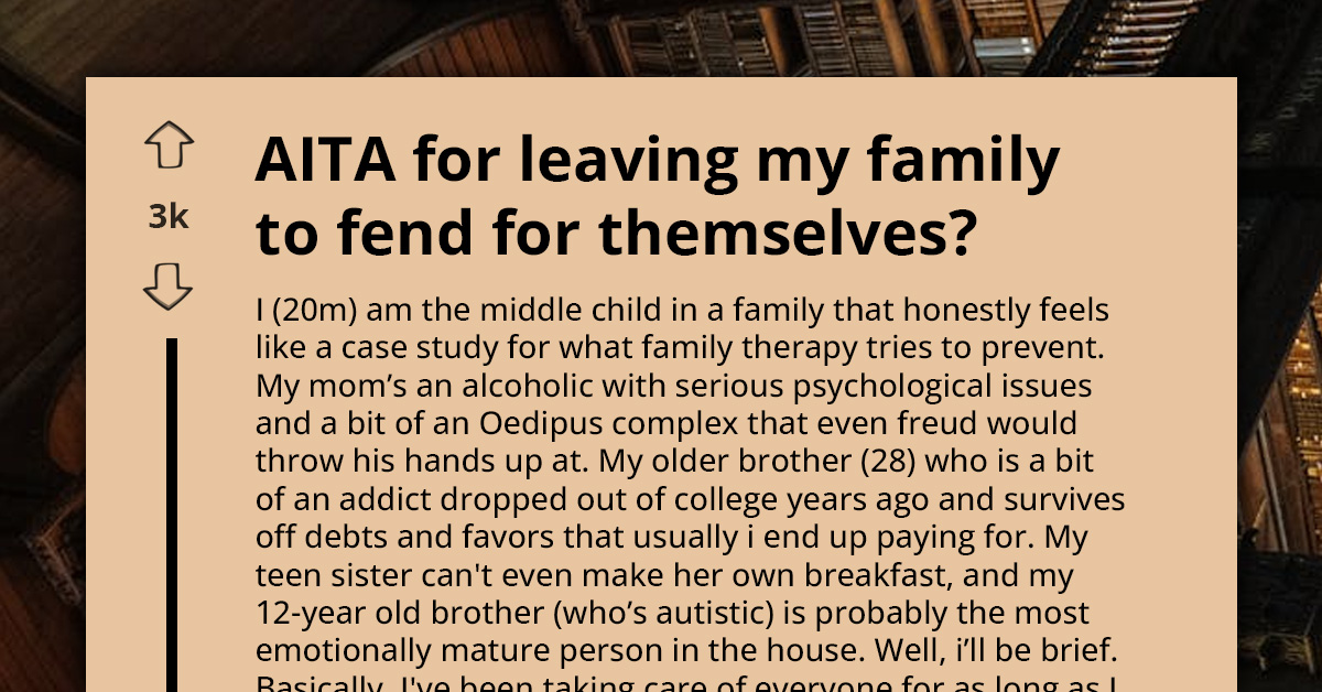 Caretaker Son Wins Dream Scholarship Abroad, But Gets Called Family “Selfish” By Family For Leaving