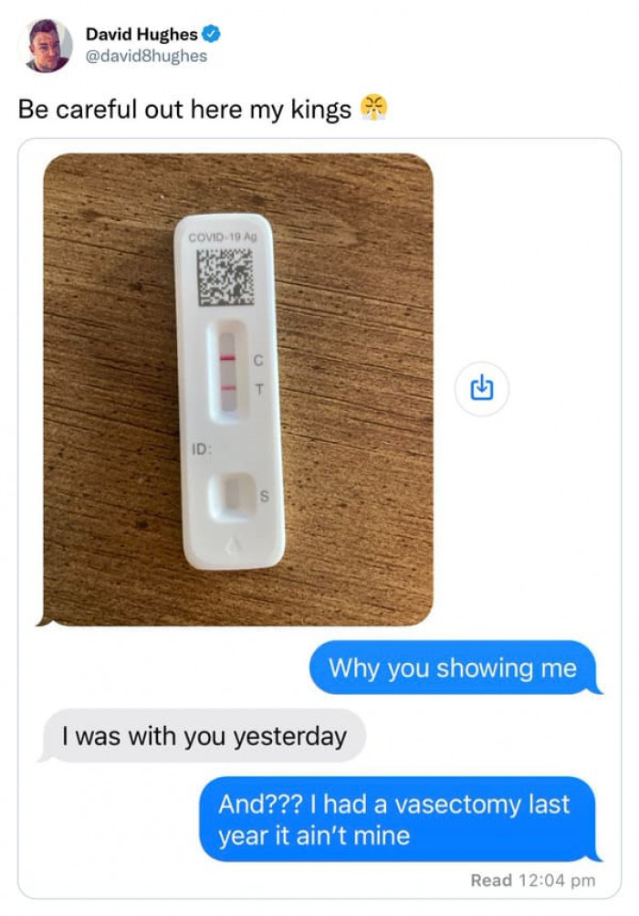 46. Be careful out there