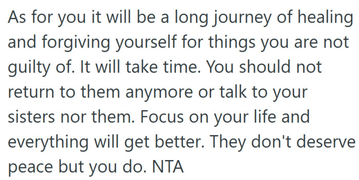 Amid all the anger and advice, one voice offered quiet clarity—he deserves peace, even if his family never finds it.