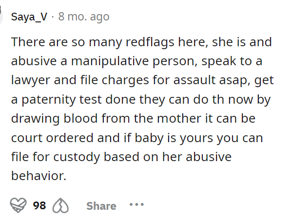 There are so many red flags here that it's not even funny; he definitely needs to get out.