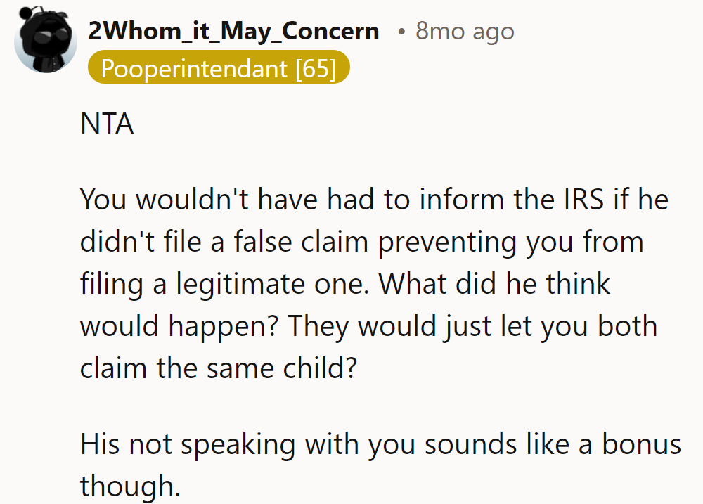 He played the double claim game; she called his bluff. His silence? Just the cherry on top.