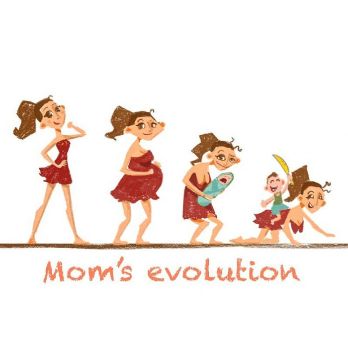 2. How a mother evolves.