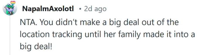 Her family made it a problem.