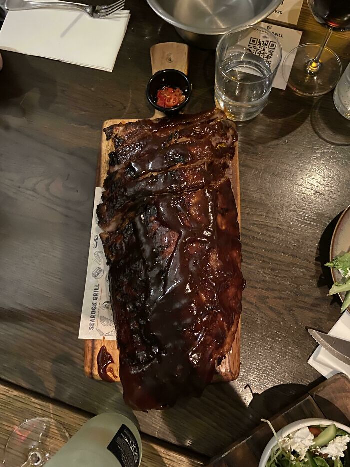 28. The Food Still Had to Touch the Table