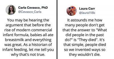 During The Infant Formula Shortage, This Historian Corrected Misconceptions That Claimed No Babies Starved Before Infant Formula Was Invented Because Everyone Breastfed Their Babies
