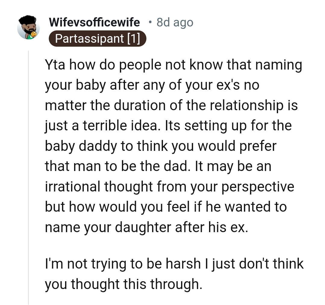 This Redditor Is Not Trying to Be Harsh