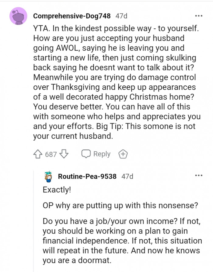 You can have all of this with someone who helps