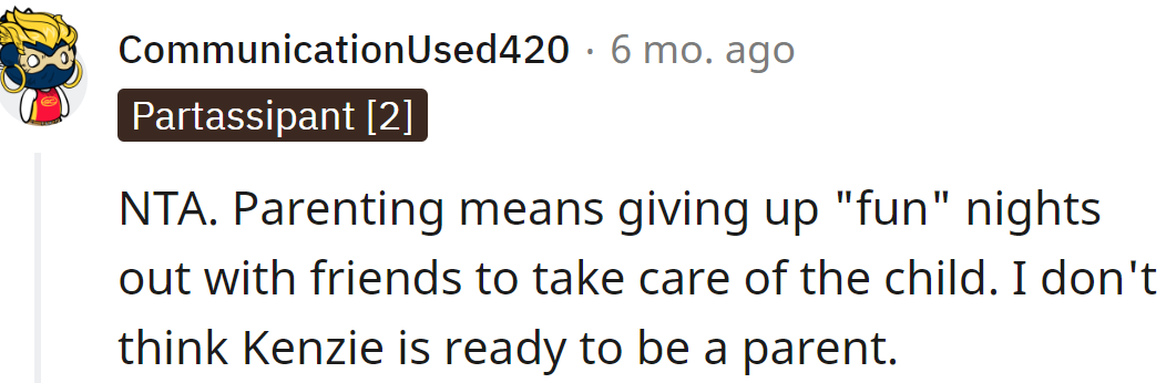 That's parenting, not discrimination