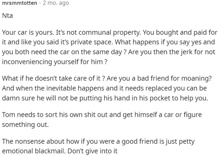 You Have the Right to Decide Who Can Use It