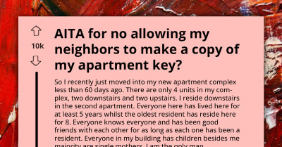 New Tenant Refuses To Share Apartment Key, Sparking Feud With Long-Time Neighbors Over Security Concerns