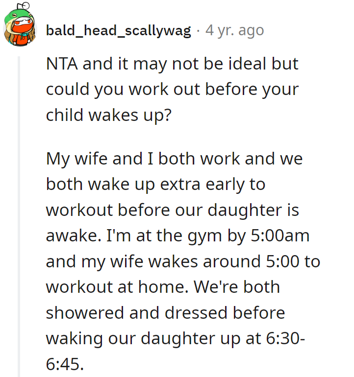 Pitching the pre-dawn workout game; it's like a morning dance-off with sweat instead of disco lights.