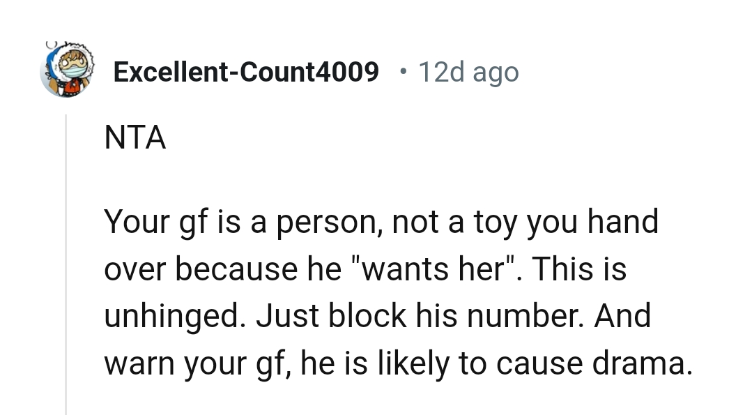 Let's head into the comments section and find out what other Redditors have to say regarding the story