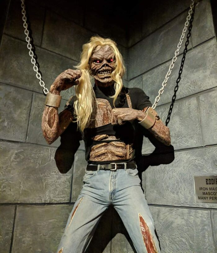 "Eddie At Rock Legends Wax Museum In Niagara Falls. As A New Fan, What Era Is This Eddie From?"