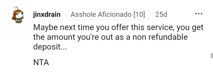 Let's find out what other Redditors have to say regarding the story