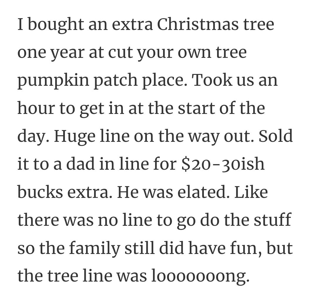 28. An extra Christmas tree