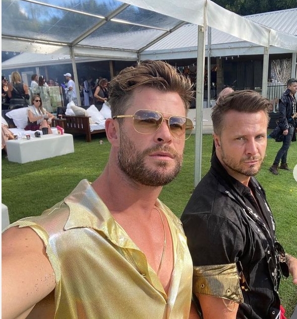 See them on the set of Thor: Love and Thunder.