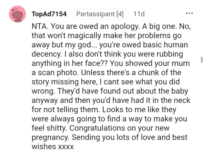 You are owned basic human decency