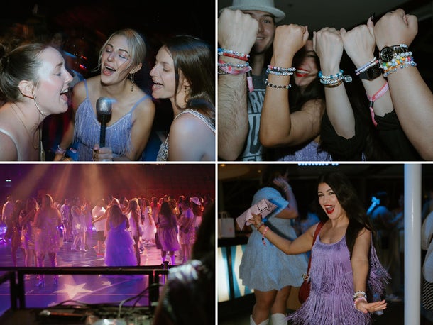 Pictures from inside the Taylor Swift cruise