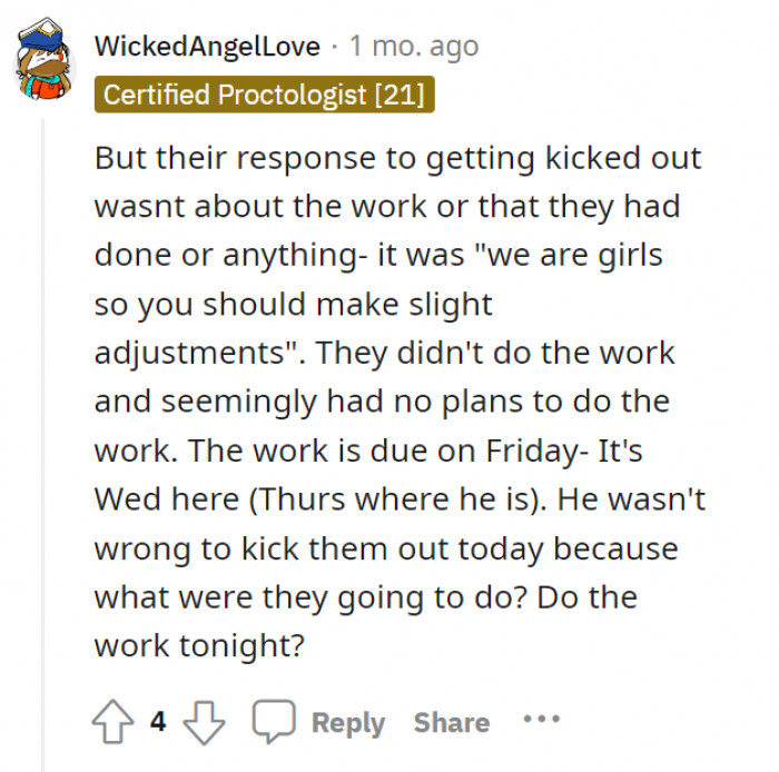 Not a valid reason, we all suppose. Clearly, they got mad because their names were not on the paper, and now they make all excuses.