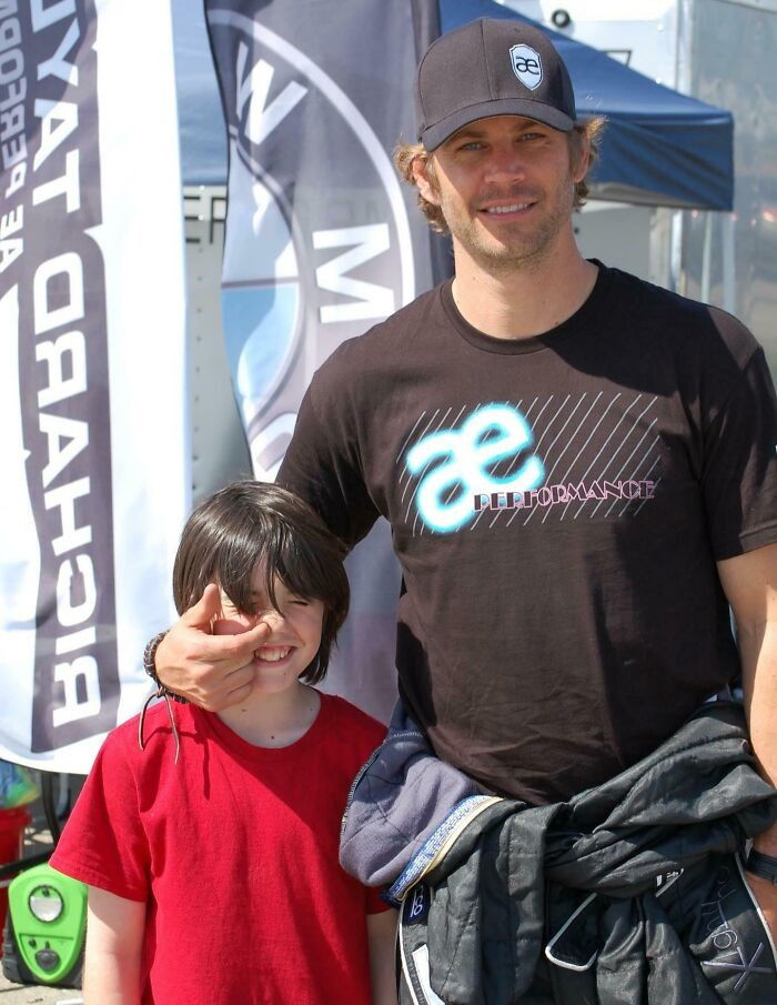 "Dad Took Me To A Racetrack Years Ago. Met Paul Walker; He Stuck His Finger Up My Nose"